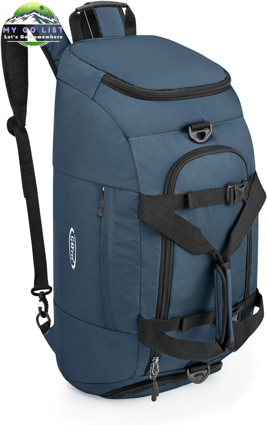 40L 3-Way Duffle Bag Backpack