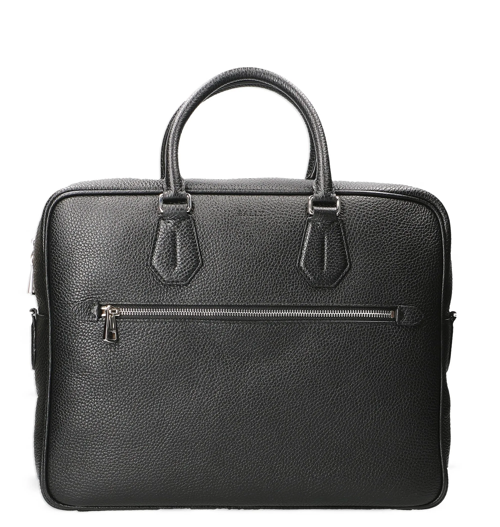 Bally Plain Textured Briefcase