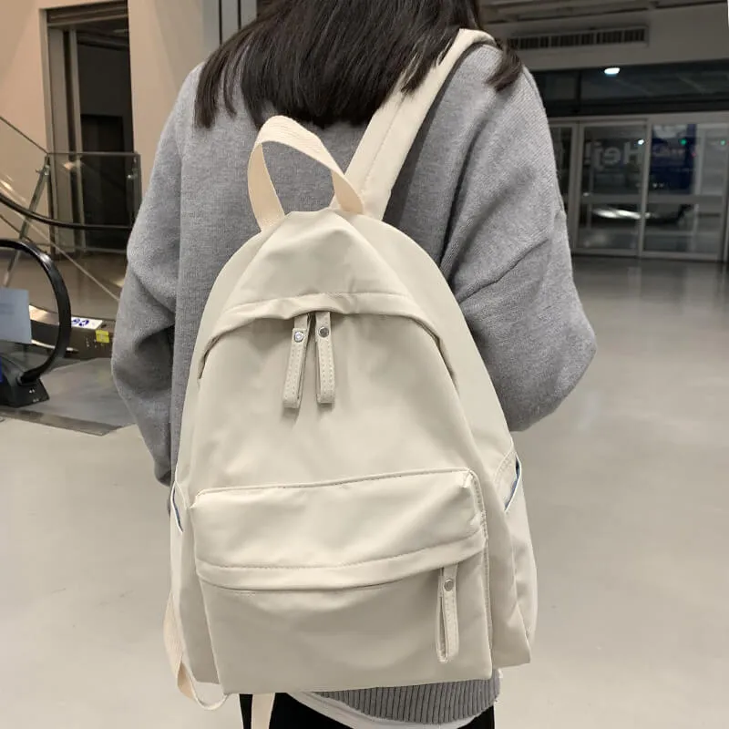Basic Soft Color College Backpack