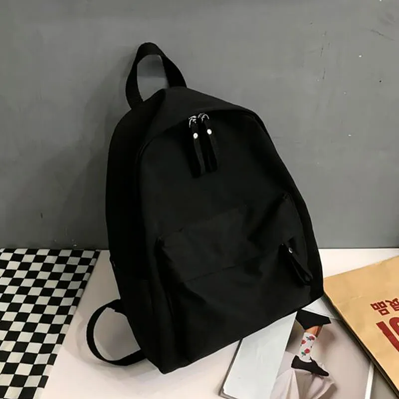 Basic Soft Color College Backpack