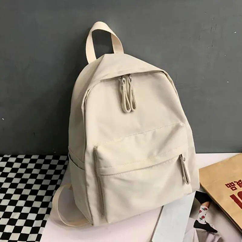 Basic Soft Color College Backpack