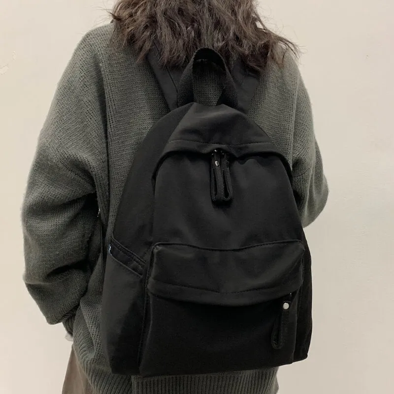 Basic Soft Color College Backpack
