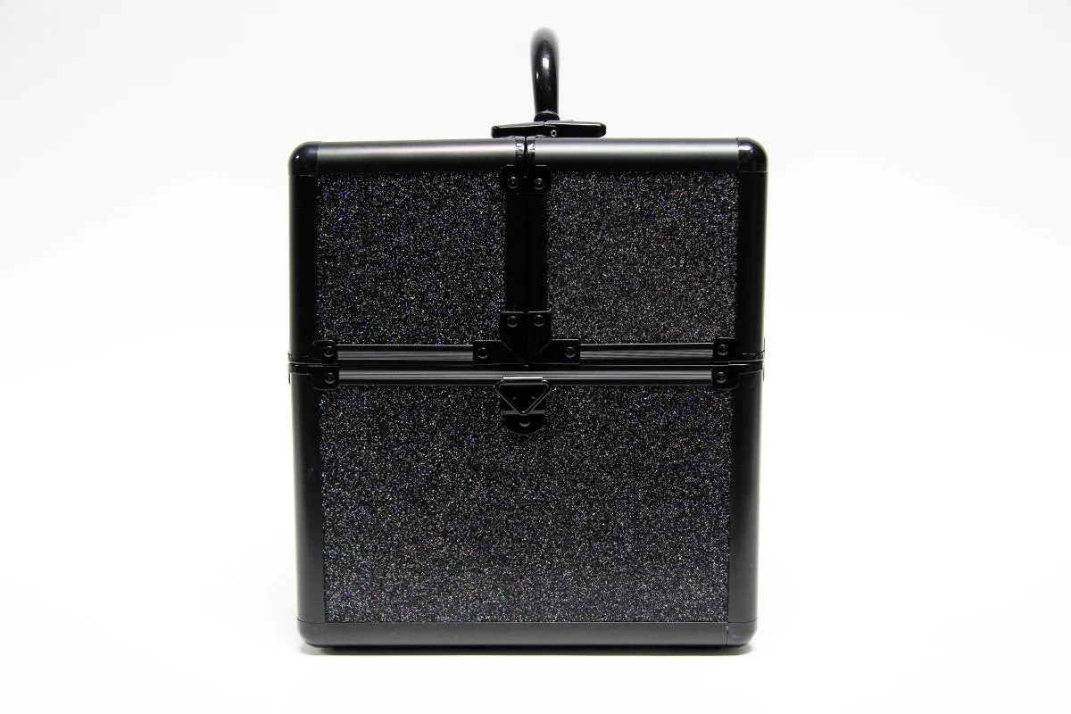Black Glitter Sparkle Equipment Expandable Case