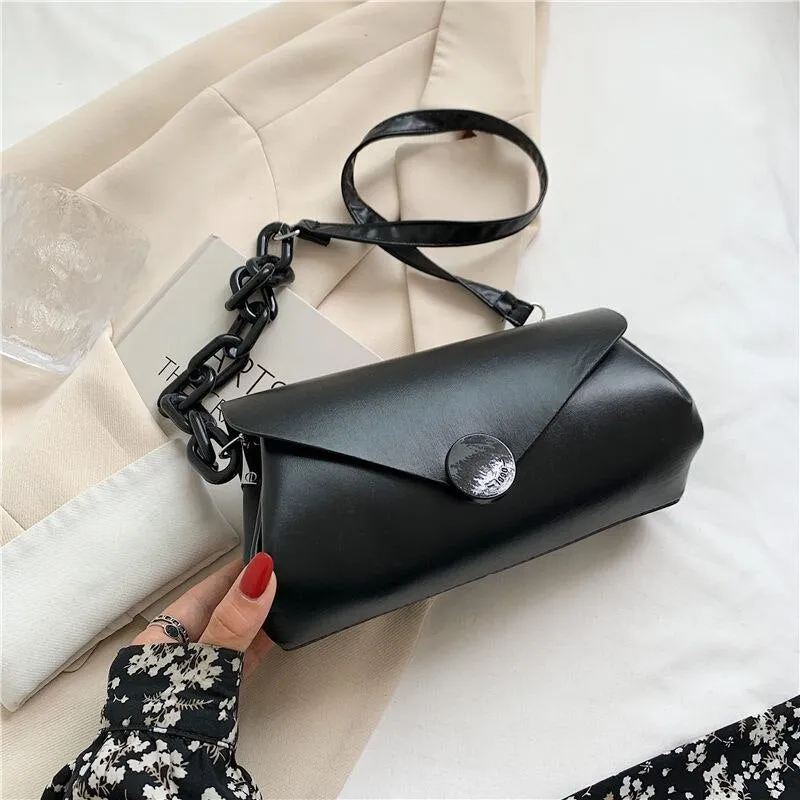 Christmas Gift [EAM] Trendy 2021 New Fashion Messenger Bag Women Bag Summer Versatile Single Shoulder Armpit Small Square Bag Yellow 18A5100