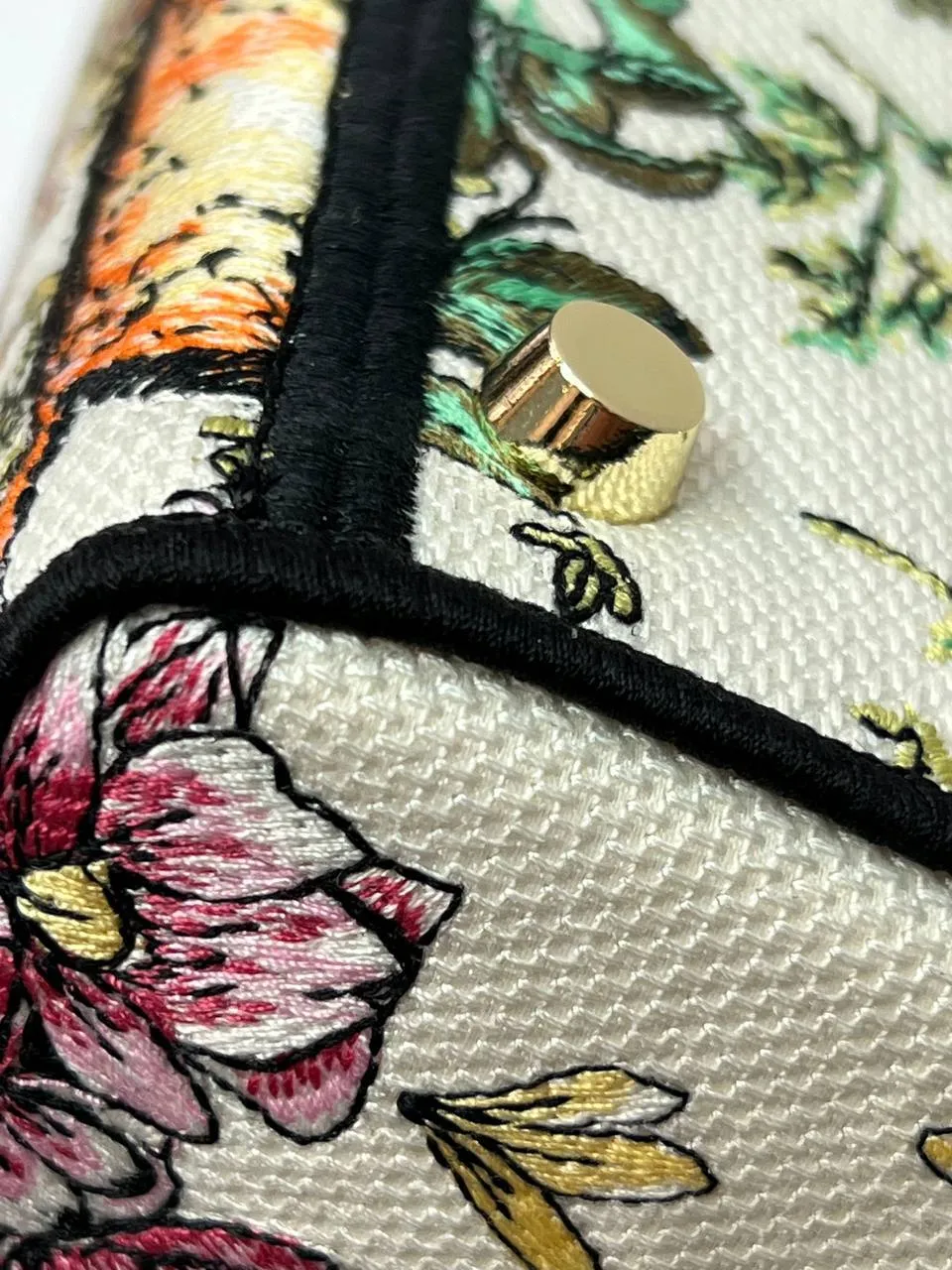 Dior MEDIUM LADY D-LITE BAG Latte Multicolor