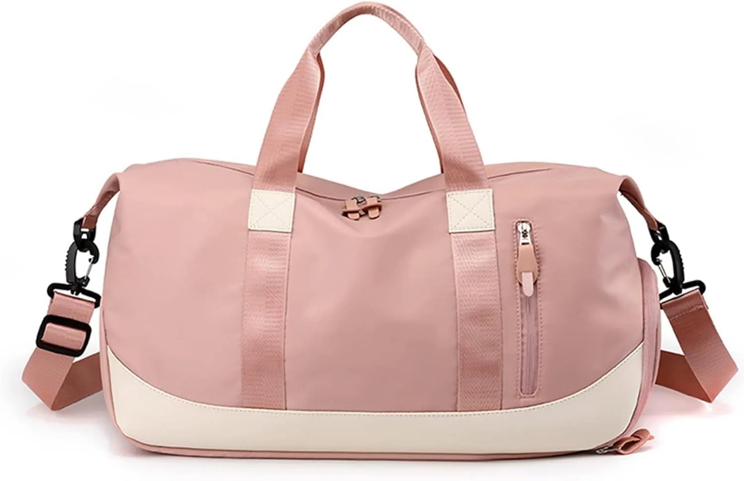 FANDARE Nylon Travel Duffel Bag for Women, Pink
