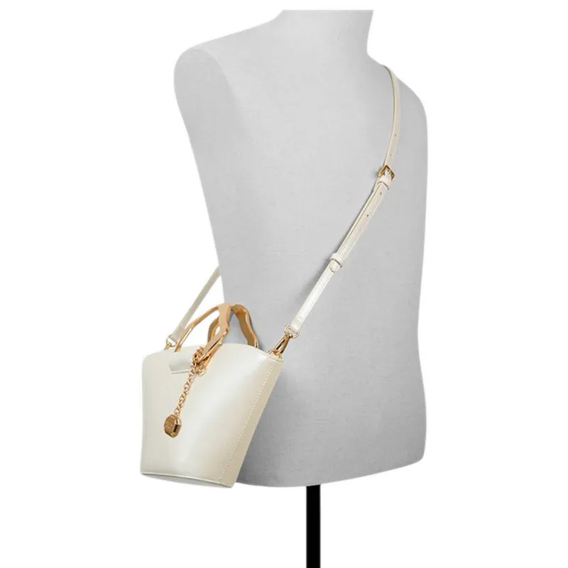 GOLDENVIEW SATCHEL - WHITE/BONE