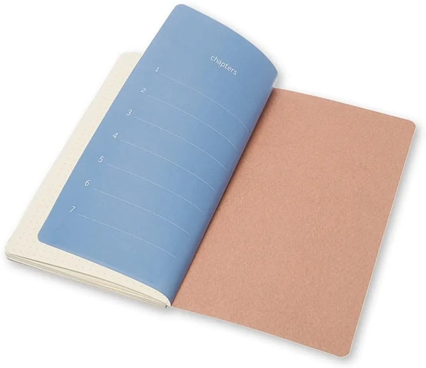 Moleskine Chapters Slim Large, Ruled, Old Rose, Soft Cover Journal