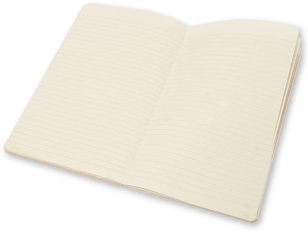 Moleskine Chapters Slim Large, Ruled, Old Rose, Soft Cover Journal
