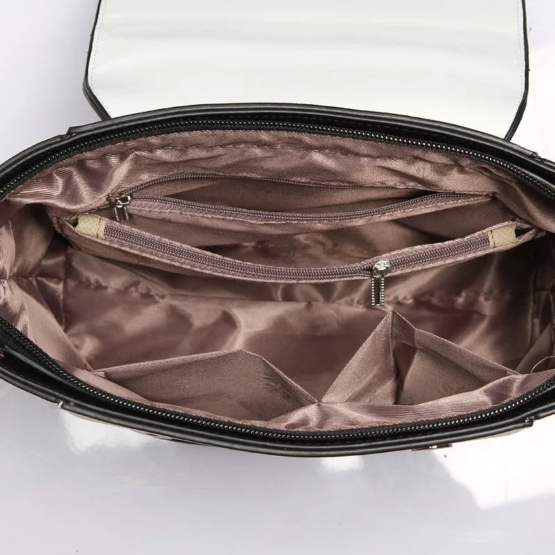 Raphaela PU leather satchel bag