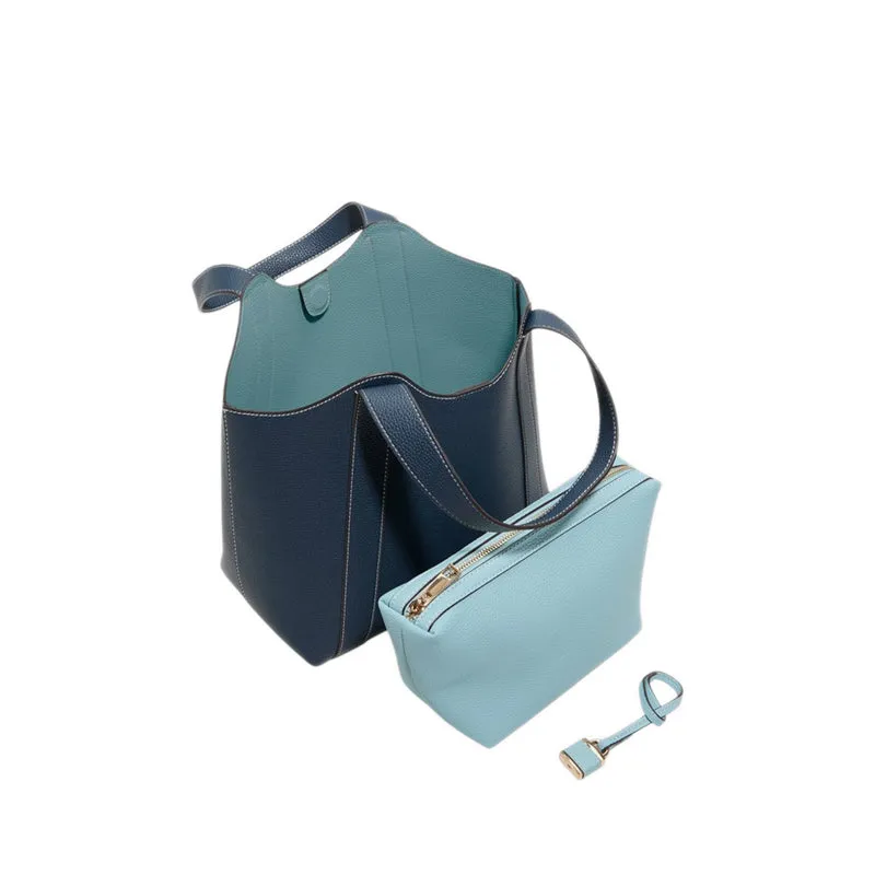 ROWSLEY SATCHEL - NAVY