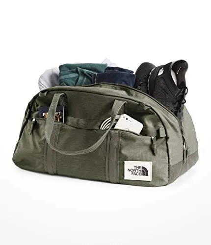 The North Face Berkeley Duffel—S, Four Leaf Clover Dark Heather/New Taupe Green Dark Heather