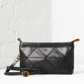 Uppdoo // Origami Clutch/Crossbody Black
