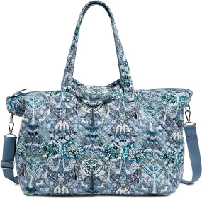 Vera Bradley Women's Cotton Overnight Tote Travel Bag
